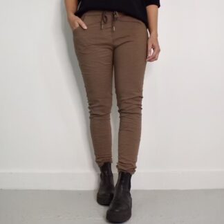 Byxa basic mörk taupe L/XL