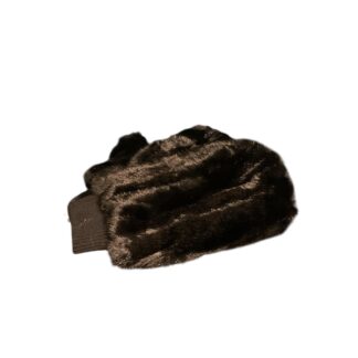 Vantar svarta pälsimitation